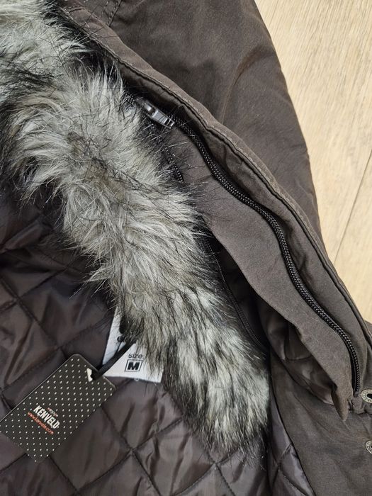 Кафяво дълго яке "Kenvelo" М