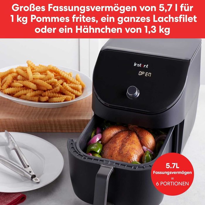 Фритюрник горещ въздух InstantPot Vortex Slim 5.7L еърфраер