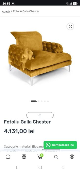 Fotoliu gala chester