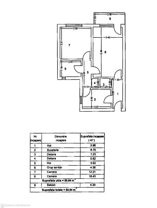De vanzare - Apartament 2 camere Soseaua Vergului 65