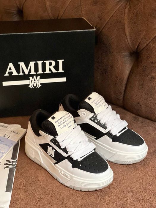 Обувки Amiri черно с бяло