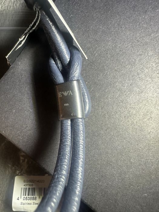 Brățară piele Emporio Armani. Originală. Nouă