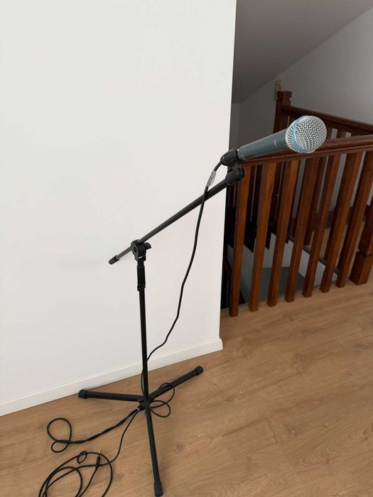 Set Microfon Behringer + stativ K&M + cablu