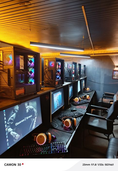 Kampyuter 10 dona mebellari blan Naushnik mishka klavish kori