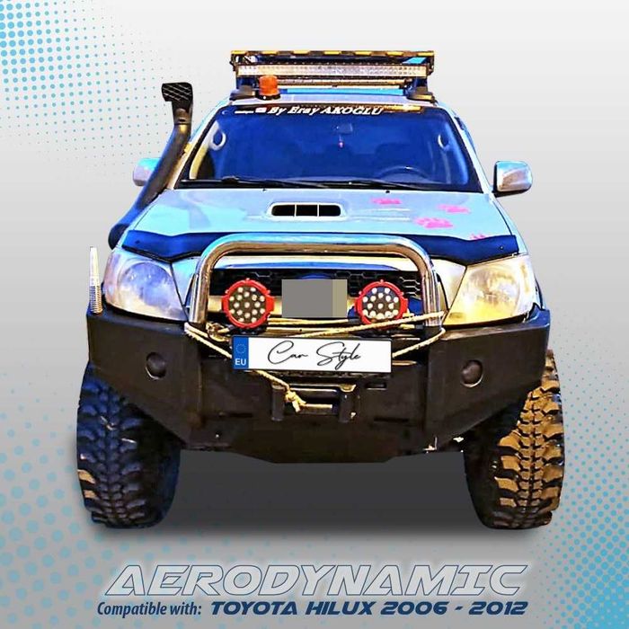 Set covorase auto cauciuc Toyota Hilux VII 2004-2022 Forma tavita