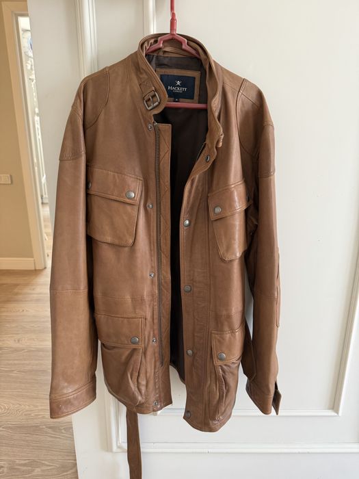 Куртка мужская кожаная Hackett