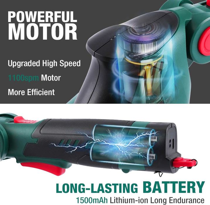 Foarfeca electrica iarba- gard viu, cu Acumulator, REDUS de la 260RON