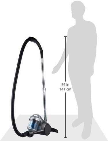 Мощна Прахосмукачка без торба Amazon Basics, 700W, HEPA филтър, 1.5л.