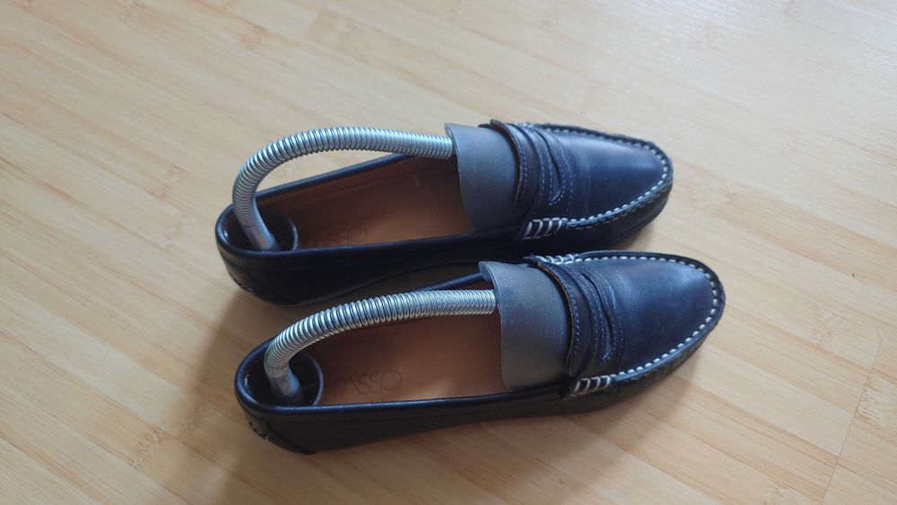Mocasini damă EL PASSO, piele naturală, mărimea 37, foarte puțin purtați