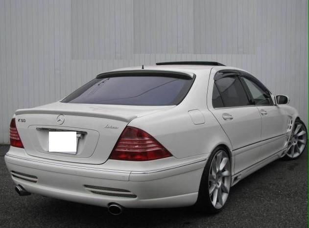 Спойлер W220 S clasA S55 AMG В220 задно стъкло боди кит С класа АМГ 220 S55 AMG сенник лоринзер С55 LORINSER S500 С320 цди тунинг