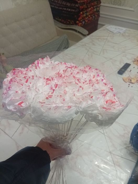 Продаю искусственные пионы из салфеток.