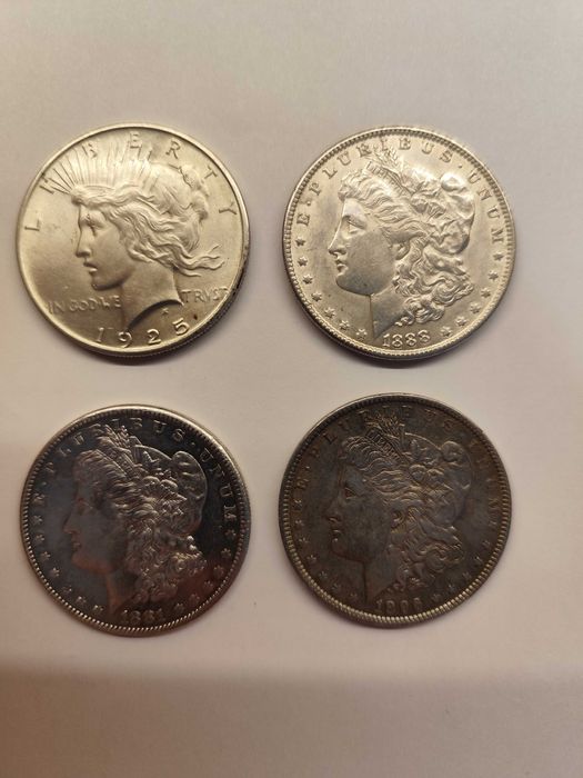 Юбилейные Пруф рубли СССР, доллары Серебро