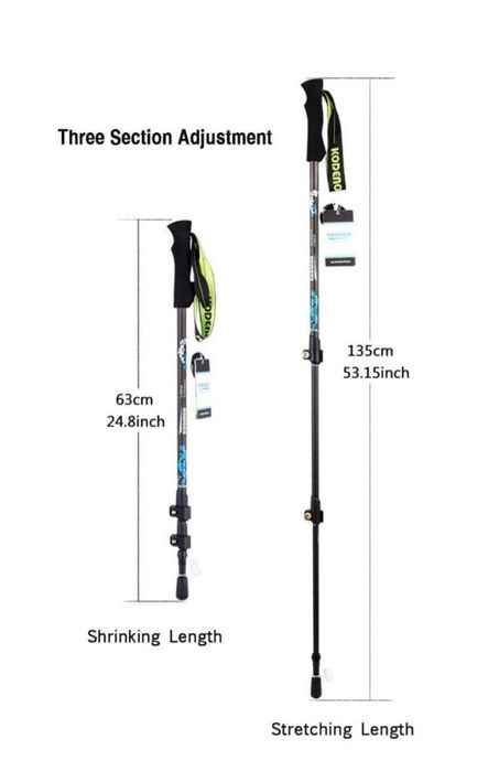 Kodenor ультралёгкие надежные карбоновые трекинговые походные палочки