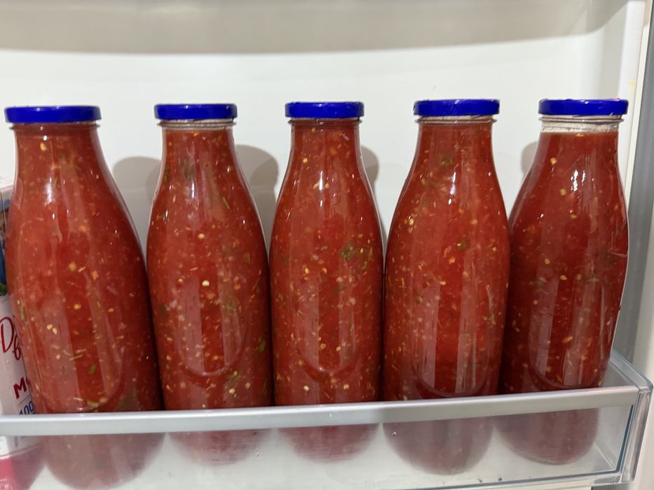 Очень вкусные помидоры.