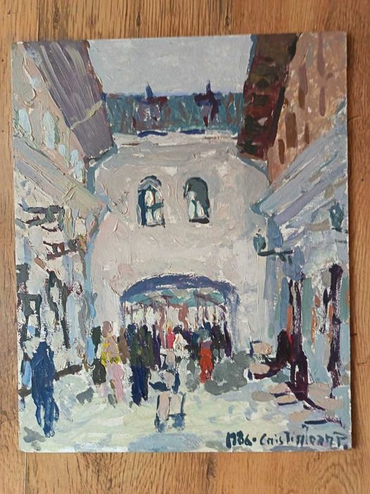 Tablou ulei pe carton