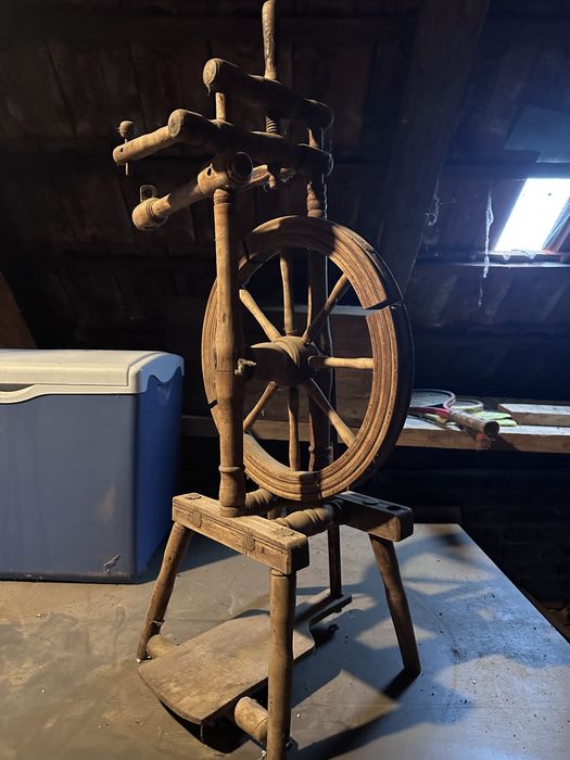 Roata de tors lana 2 bucati set