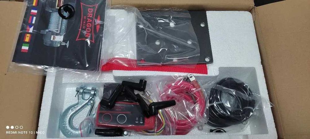 Troliu Electric ATV Rapid , DRAGON WINCH 4500lbs (Trage 2041kg)