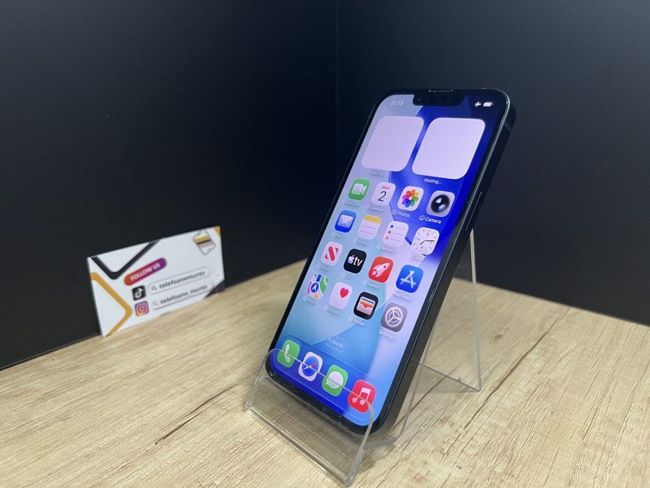iPhone 14 128Gb Midnight Second-Hand Foarte Bun 3 ani garanție, Telefo