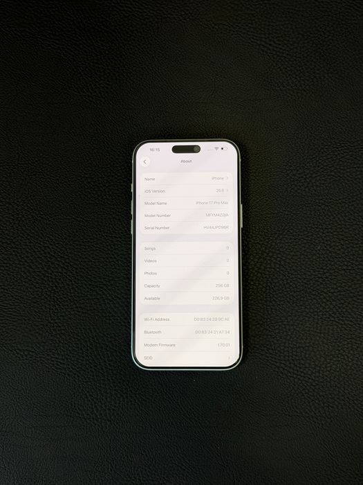 iPhone 17 PRO MAX - 7 цикъла