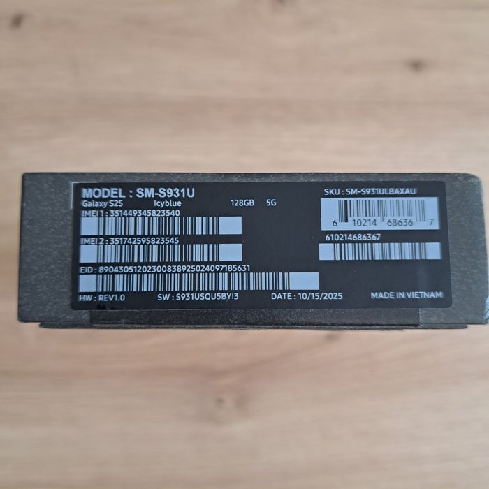 Samsung galaxy S25 128GB