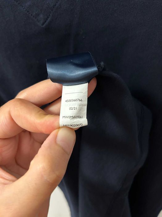 Оригинална тениска Tommy Hilfiger | Cotton | тъмносиня | размер M