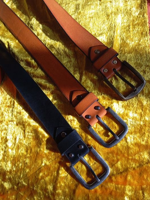 Ремень кожаный ручная работа