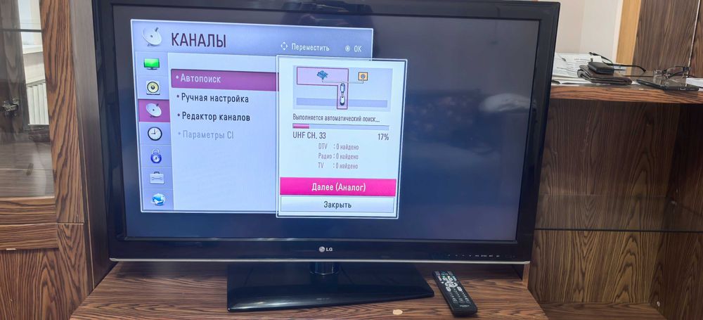 Телевизор   LG  рабочий