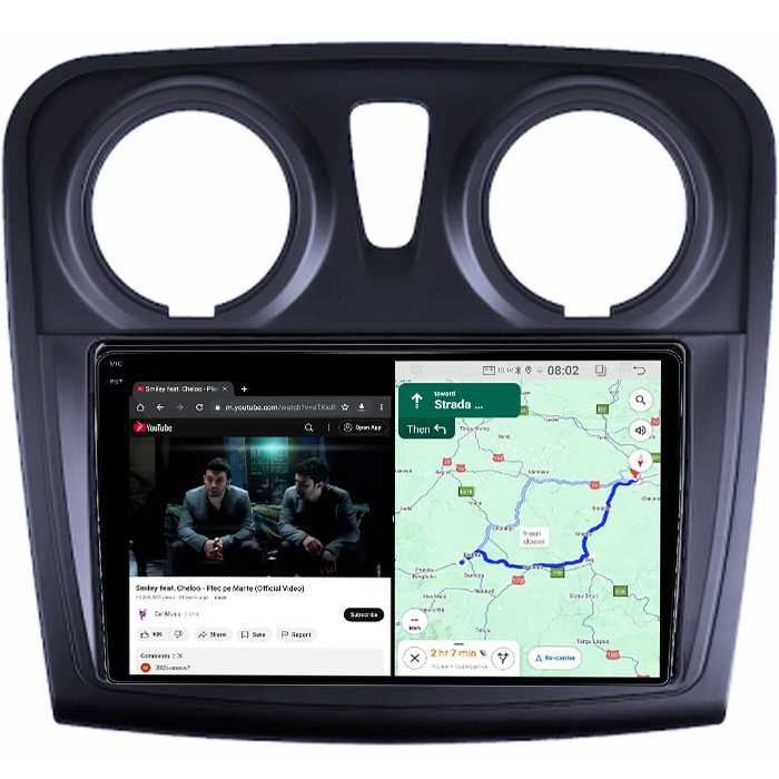 Navigatie Renault Logan 2014-2019, 9INCH 4GB RAM/64GB ROM, Android 14