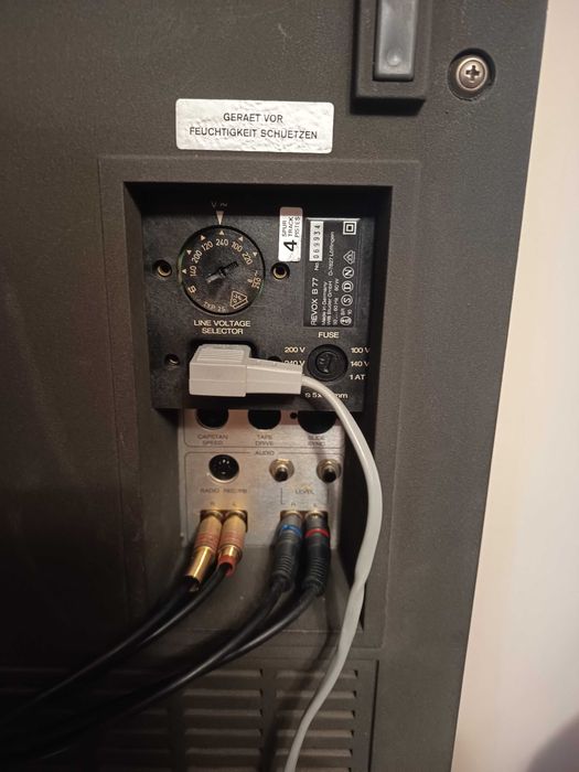 Revox B77 și Marantz SD3510