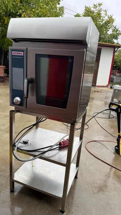 Cuptor gastro RATIONAL SelfCookingCenter XS 6 tavi + hota condensare