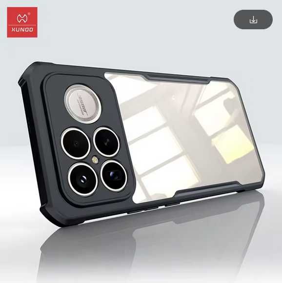 Husa pentru POCO F8 Ultra shockproof cu airbag-uri pe colturi si spate transparent