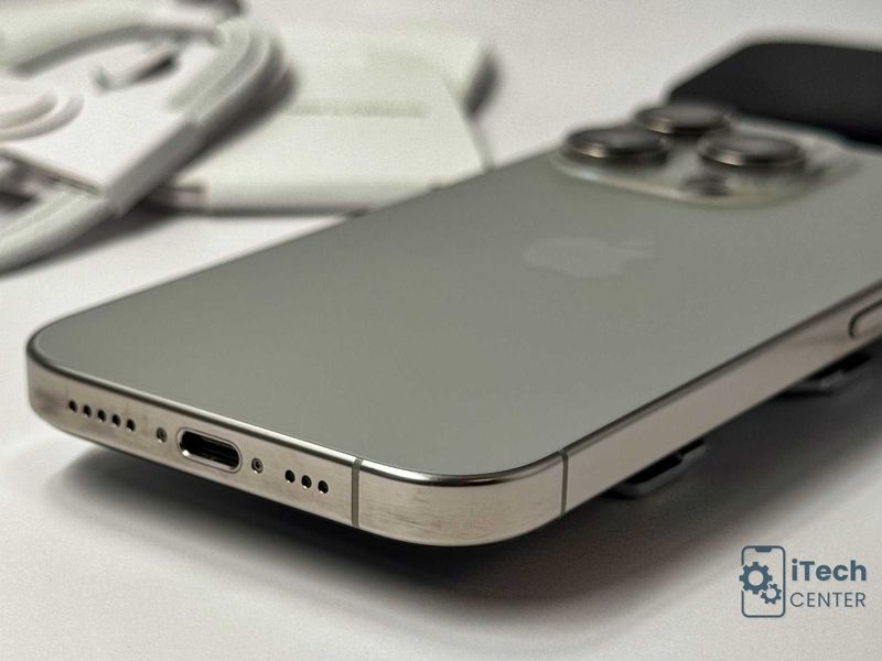 iPhone 16 Pro, 128GB, Natural, НЕРАЗЛИЧИМ ОТ НОВ, 1г. ГАРАНЦИЯ!