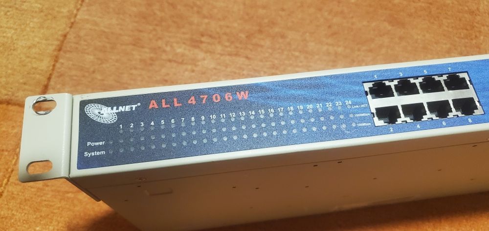 Switch ALLNET ALL4706W 24 Porturi 1000Mbps Gigabit