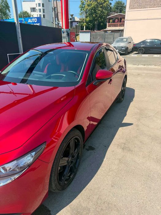 Mazda 3 sedan soul red