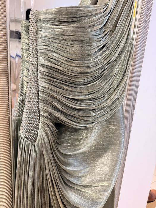 Rochie couture asimetrica din matase