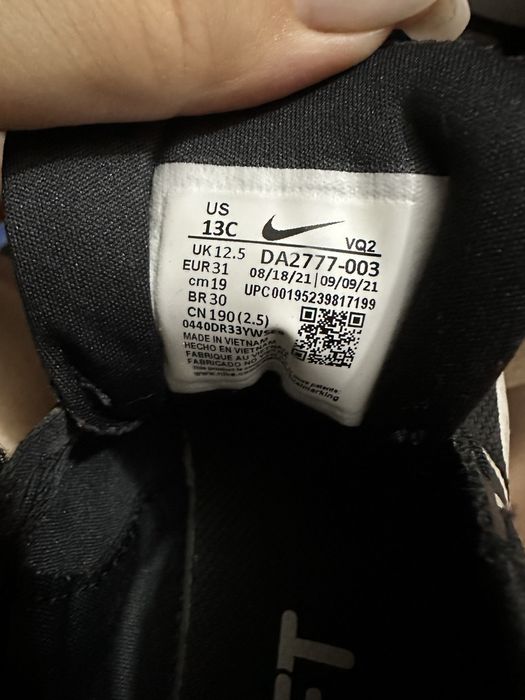 Детские кроссовки nike