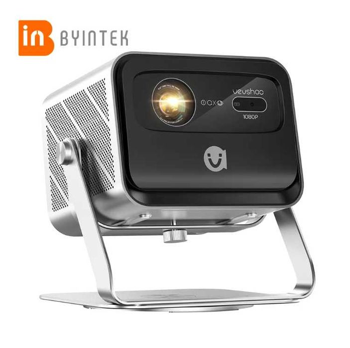2200 ANSI люменов V80 DLP мини-проектор BYINTEK 4К проектор, Премиум