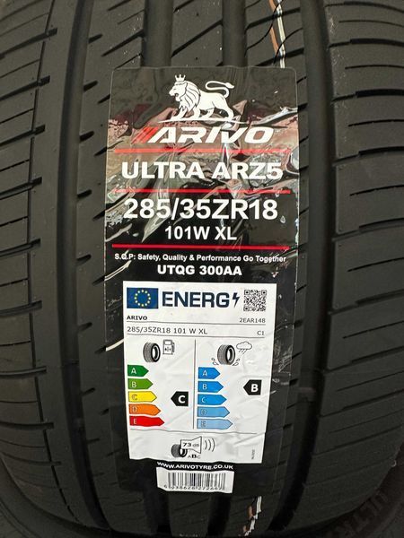 Нови летни гуми ARIVO ULTRA ARZ5 285/35R18 101W XL БОРД