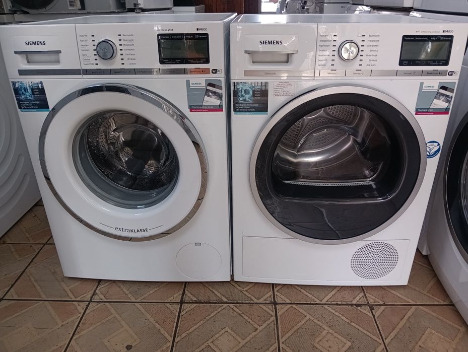 Комплект пералня и сушилня Siemens IQ800 WI-FI Made in GermanyГаранция