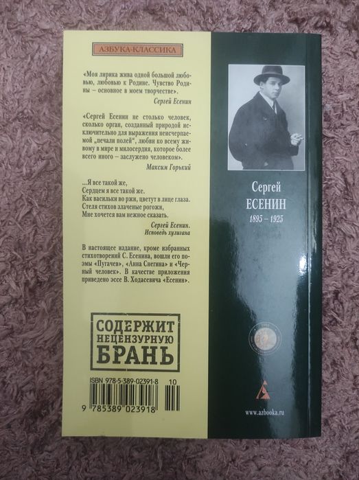 Сергей Есенин. Исповедь хулигана.