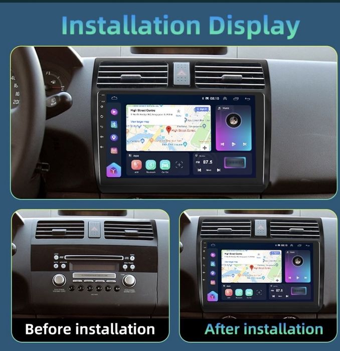 Мултимедия SUZUKI SWIFT (2004–2010) 10" навигация Андроид