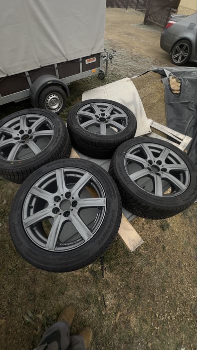 Jante R17 Bmw 5x120 + Cauciucuri Nokian 225/55/R17