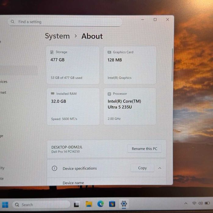 Dell Pro 14 Intel Ultra 5 235U SSD 512GB RAM 32GB DDR5 | TrueGSM