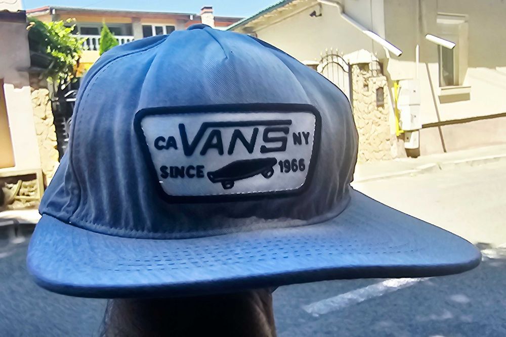 Șapcă Vans since 1966 Snapback Albastră / Flat Brim Cap / Patch Brodat retro style
