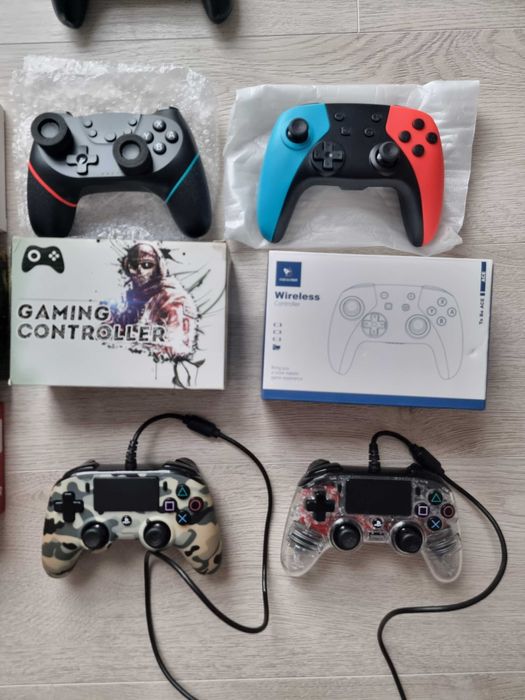 Controllere gaming, manete, gamepad joystick PS4, PC, Nintendo Switch