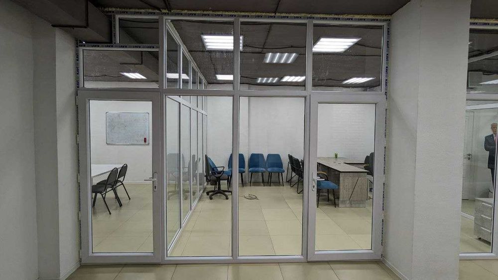 Стеклянные перегородки