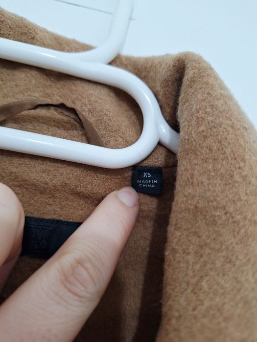 Palton damă Uniqlo Wool Classic Vintage 73% lână mărimea XS