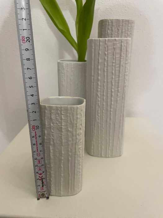 Set rar 4 vaze Rosenthal ARCTA – design Richard Scharrer, porțelan modernist