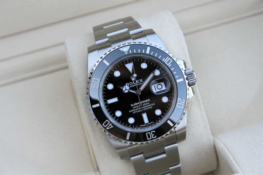 Rolex Submariner Automatic-Date Silver Black 41 mm