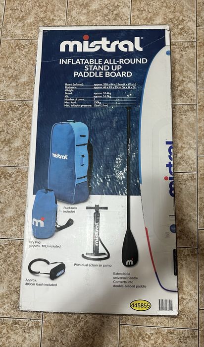 Чисто нов падълборд / SUP борд Mistral Allround